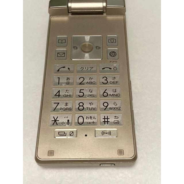 AQUOS K SIMフリー SHARP SHF33 シャンパンゴールド ≪au版 (SIMロック
