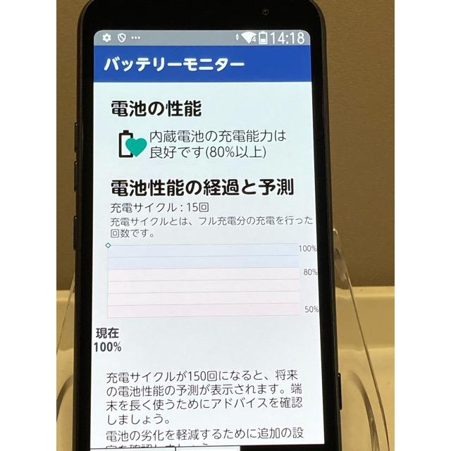 らくらくスマートフォン 使用少 【新品同様】らくらくスマートフォン F