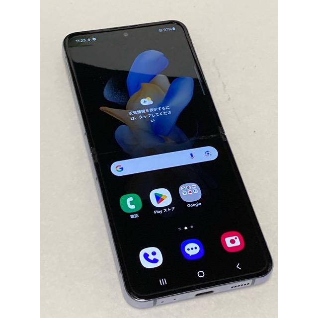 Galaxy Z SIMフリー☆ 韓国版 Flip 4 5G SM-F721N パープル ○512GB