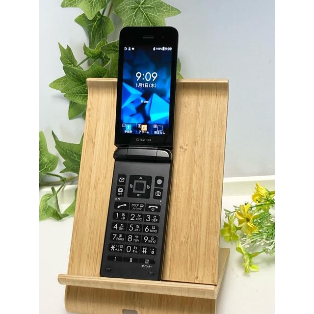 【使用少 美品★】 SIMフリー DIGNO ケータイ3 NP902KC ブラック★ 京セラ softbank ケータイ 携帯電話 （nano SIM 4G通信） A9119 | DIGNO