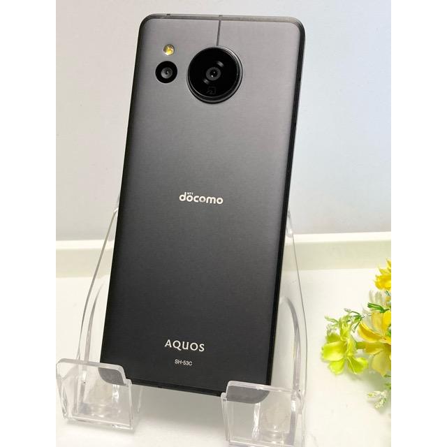 A AQUOS sense 7 SH-53C 128GB SIMフリー　本体 AQUOS sense sense7 SH-53C ブラック☆ docomo SIMフリー ROM 128GB