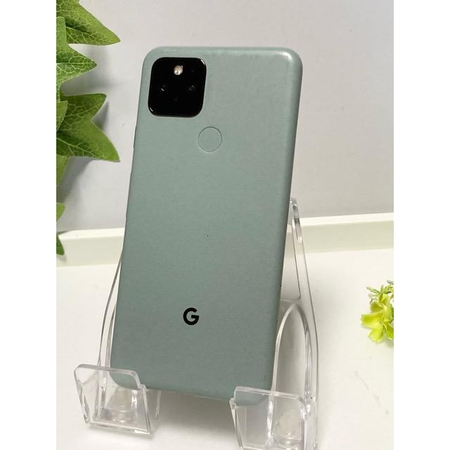 Google Pixel 美品 SIMフリー 5 128GB [Sorta Sage] au SIMサイズ