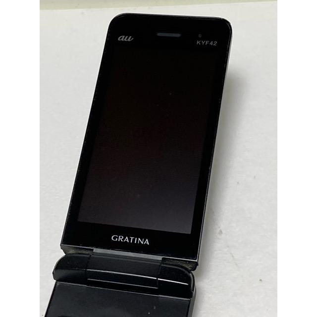 KYOCERA（京セラ） 中古 au by KDDI GRATINA KYF42 ブラック ☆SIM