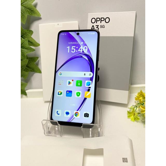 【美品】OPPO A3 5G 楽天モバイル パープル② OPPO A 訳あり 美品 A3 5G パープル CPH2639 楽天 SIMフリー