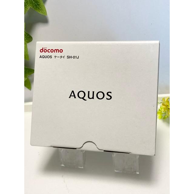 AQUOS 新品未使用 ドコモ ケータイ SH-01J ブルーブラック☆ シャープ 