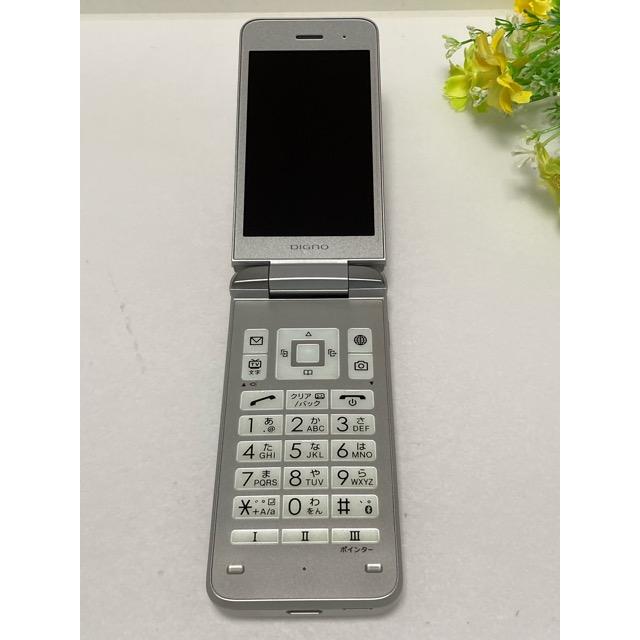 【使用少 美品☆】 SIMフリー DIGNO ケータイ3 NP902KC シルバー 京セラ softbank ケータイ 携帯電話 （nano SIM 4G通信） A9213 | DIGNO | 05
