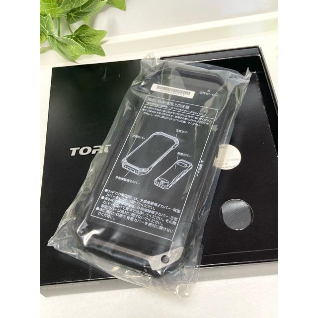 【新品未使用品】TORQUE 5G KYG01 au simロック解除品 SIMフリー 黒　ブラック　（付属品完備）高耐久性スマートフォン A9224 | TORQUE | 01