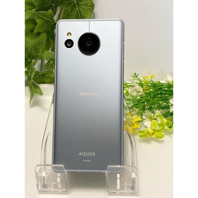 AQUOS sense7 SH-53C ブルー☆ docomo SIMフリー ROM 128GB RAM 6GB★ nanoSIM/eSIM スマホ本体 バッテリー良好 A9258 | AQUOS sense