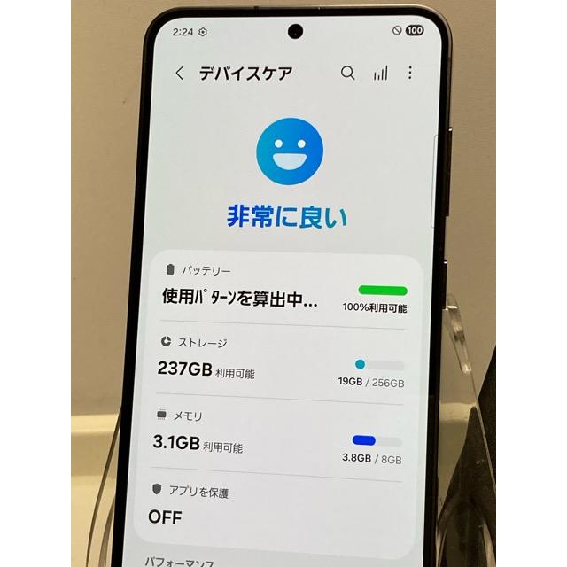 新品同様 Galaxy S24 256GB オニキス ブラック 国内版SIMフリー SM-S921Q スマートフォン本体 A9290 | Galaxy S | 05