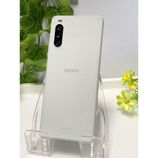 Xperia 美品 au 10 III SOG04 ホワイト 128 RAM 6G SIMフリー SONY