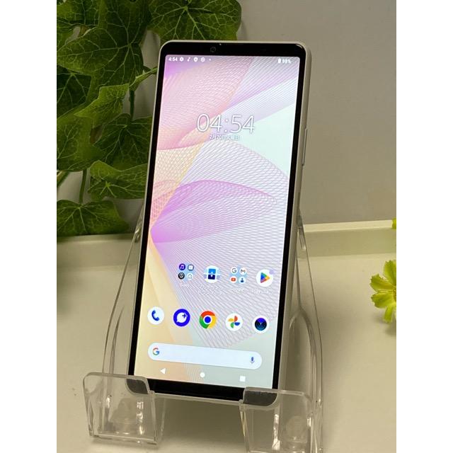 Xperia 美品 au 10 III SOG04 ホワイト 128 RAM 6G SIMフリー SONY