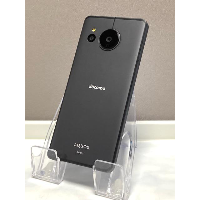 良品 AQUOS sense7 SH-53C ブラック docomo SIMフリー ROM 128GB RAM 6GB nanoSIM/eSIM スマホ本体 バッテリー良好 A9361 | AQUOS sense