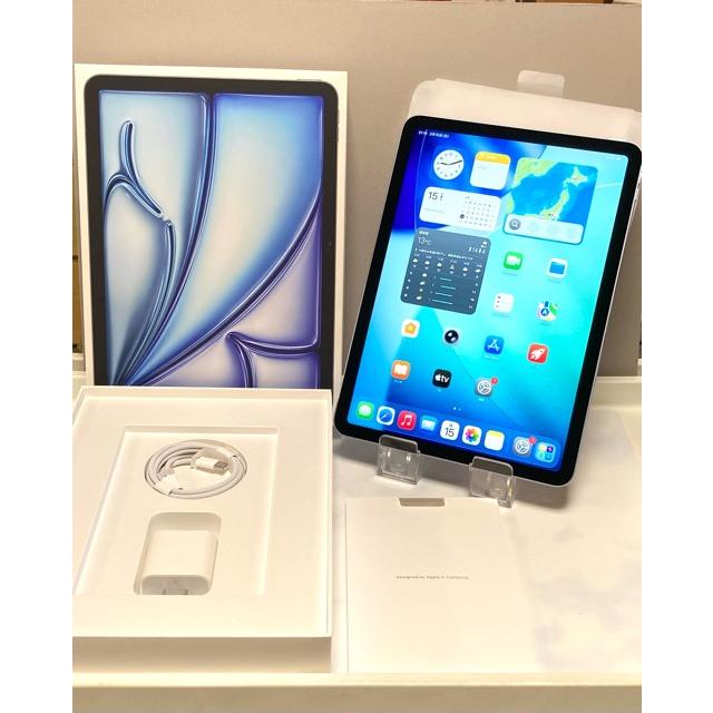 【新品同様】最新 2025年 春モデル♪ 11インチ iPad Air（M3）Wi-Fiモデル 128GB MC9X4J/A ブルー バッテリー100％ 付属品完備 A9367 | iPad Air