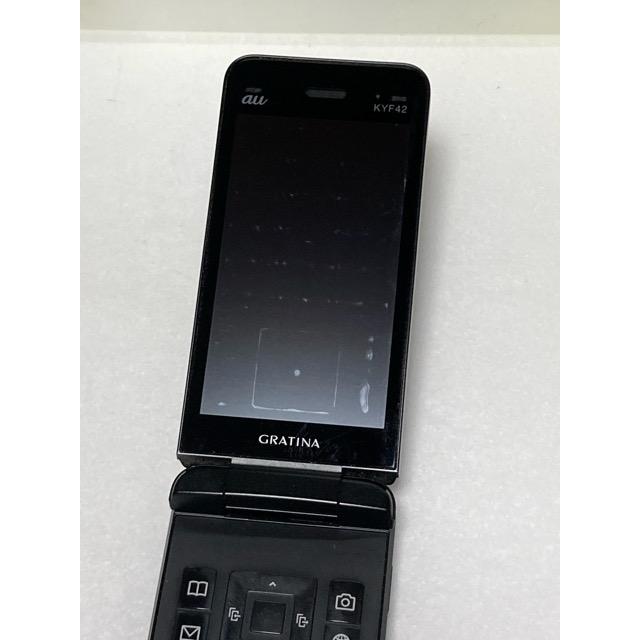 KYOCERA（京セラ） au by KDDI GRATINA KYF42 ブラック ☆SIMロック