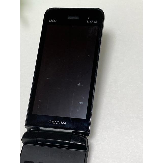 KYOCERA（京セラ） au by KDDI GRATINA KYF42 ブラック ☆SIMロック