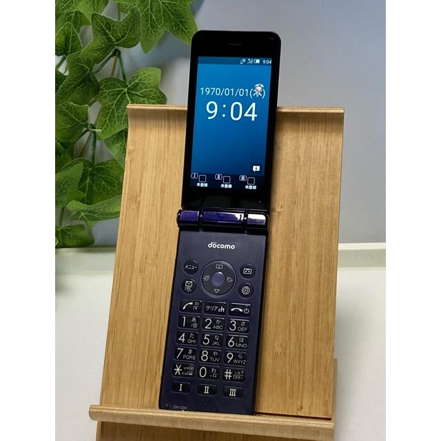 AQUOS ケータイ SH-02K AQUOSケータイ ブルーブラック docomo SIM