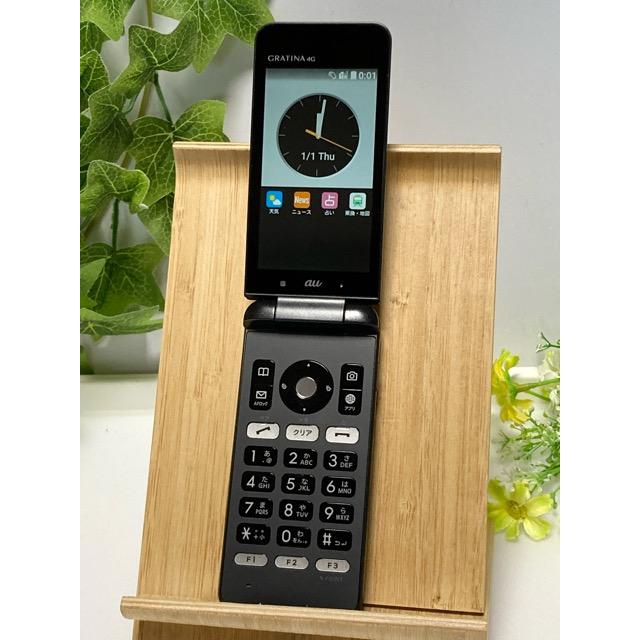 SIMフリー au GRATINAKYF31(W) 4G KYOCERA（京セラ） GRATINA 4G au SIMフリー ブラック KYF31 4Gガラホ