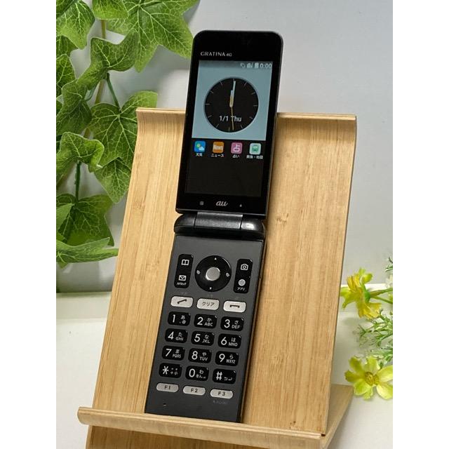 KYOCERA（京セラ） 中古 GRATINA 4G au SIMフリー ブラック KYF31 4G