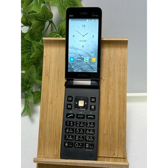 KYOCERA（京セラ） GRATINA au KYF39 ブラック☆ 4G SIMフリー