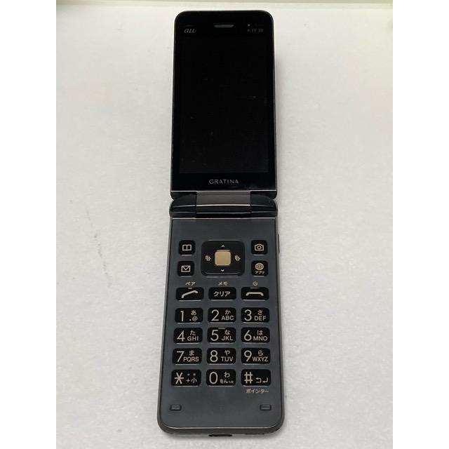 au GRATINA KYF39 ブラック　最終1台 KYOCERA（京セラ） GRATINA au KYF39 ブラック☆ 4G SIMフリー