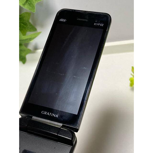 au by KDDI 京セラ GRATINA KYF42 ブラック ★SIMロック解除済み★ガラホ（nano SIM) 携帯電話 本体 中古 A9503 | KYOCERA | 05