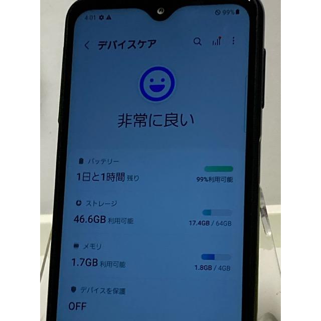 Galaxy A SIMフリー A23 5G SCG18 au [ブラック] ROM 64GB RAM 4GB