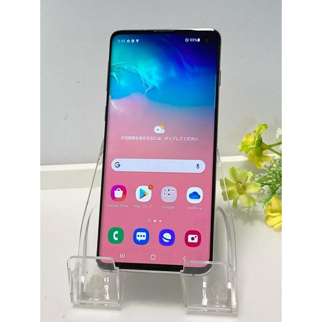 Galaxy S10 SM-G973C SIMフリー ROM 128GB RAM 8GB [プリズム ホワイト] バッテリー良好 スマホ本体 中古 A9633 | Galaxy S