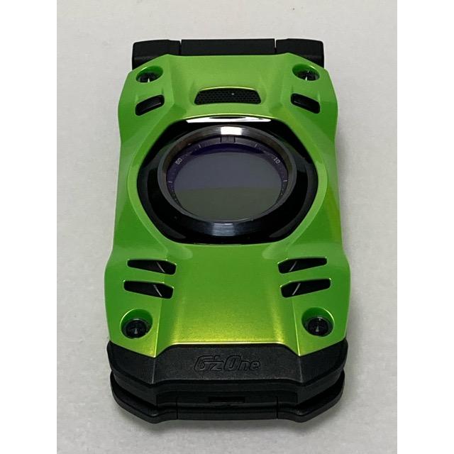 新品同様 京セラ G'zOne TYPE-XX KYY31 タフネスケータイ リキッドグリーン☆ au SIMフリー A9743の画像