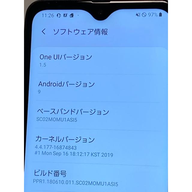SIMフリー docomo Galaxy A20 SC-02M 5.8インチ メモリー3GB ストレージ32GB ブラック 中古 スマホ本体 送料無料 A9790 | Galaxy A | 06