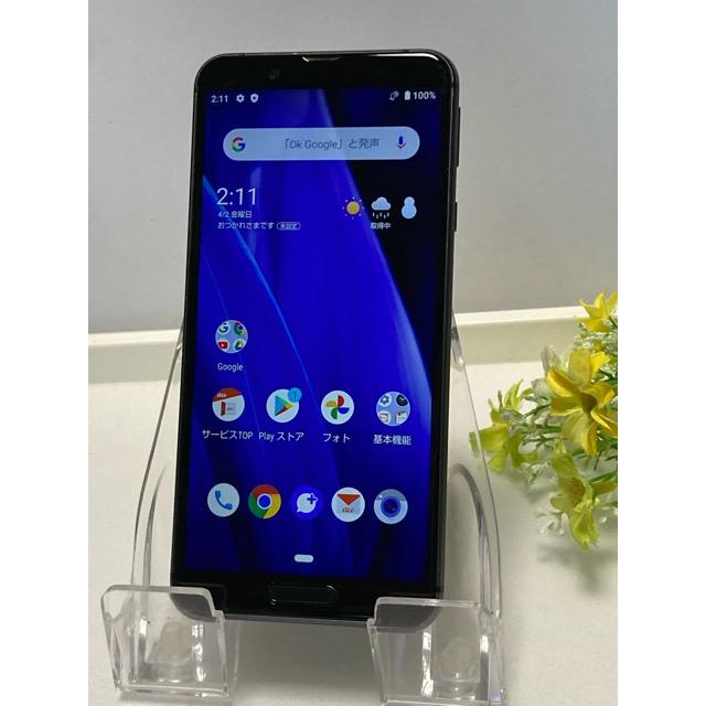 AQUOS sense au SHARP sense3 SHV45 ブラック☆ 4GB 64GB (SIMロック
