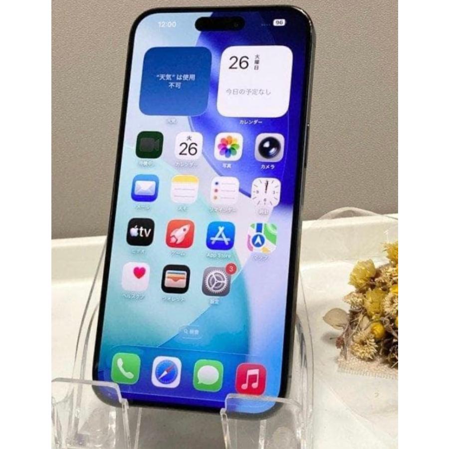 iPhone 15 Pro Max 美品【シャッター音なし】iPhone 256GB MU2N3CH/A