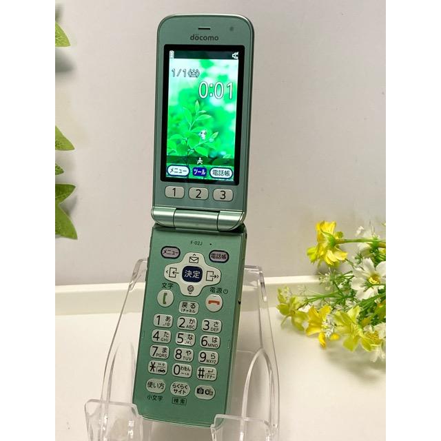 らくらくシリーズ NTTドコモ SIMロック解除済 らくらくホン F-02J