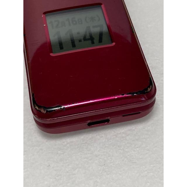KYOCERA（京セラ） 中古 au かんたんケータイ ライト KYF43 ワイン