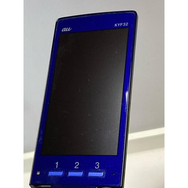 KYOCERA（京セラ） au かんたんケータイ KYF32 [ブルー] 携帯電話 本体