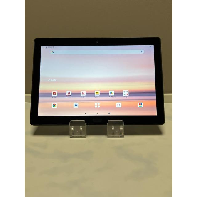 美品 dtab d-41A Android タブレット dtab d-41A Android タブレット 10.1インチ ブラック docomo SIMロック