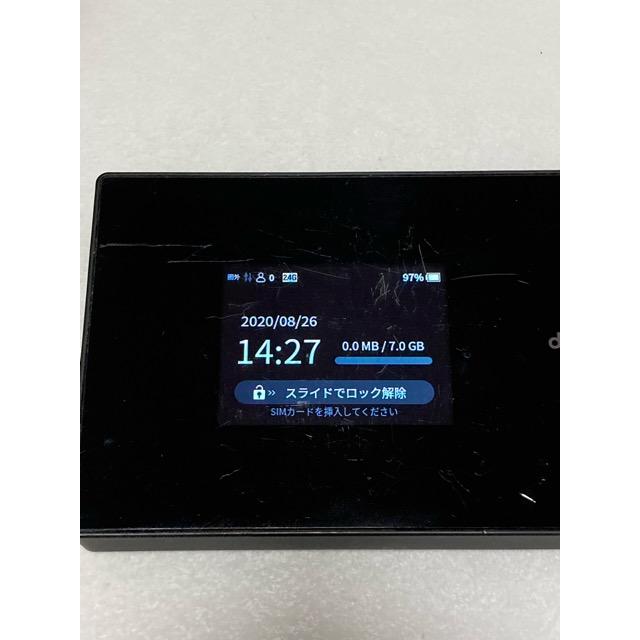 SHARP（シャープ） Wi-Fi STATION SH-52A [Black] ドコモ ○受信時最大