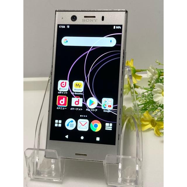 docomo Xperia SO-02K 動作品SIMロックなし シルバー Xperia SIMフリー XZ1 Compact SO-02K docomo ホワイトシルバー