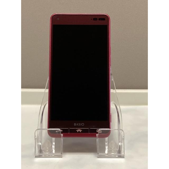 京セラ - (新品未使用)BASIO3 レッド らくらくシリーズ 大特価☆ 京セラ BASIO3 KYV43 レッド au SIM