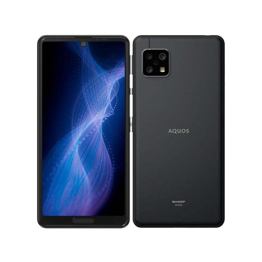 AQUOS sense 美品☆ SHARP 5G SHG03 ブラック SIMロック解除済み au
