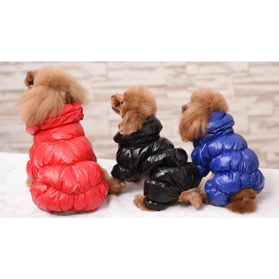 ペット 服 フェイクダウン 犬 小型 超小型 お洒落 秋冬 トップス