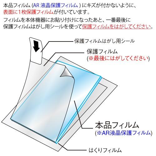 らくらくホン ベーシック4 F-01G  保護フィルム AR液晶保護フィルム 映り込み抑制 高透明度 携帯電話 ASDEC アスデック AR-F01G｜mobilefilm｜05