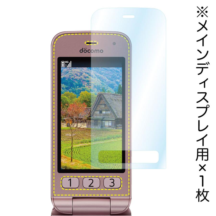 ASDEC（アスデック） docomo らくらくホン F-01M 保護フィルム AR液晶