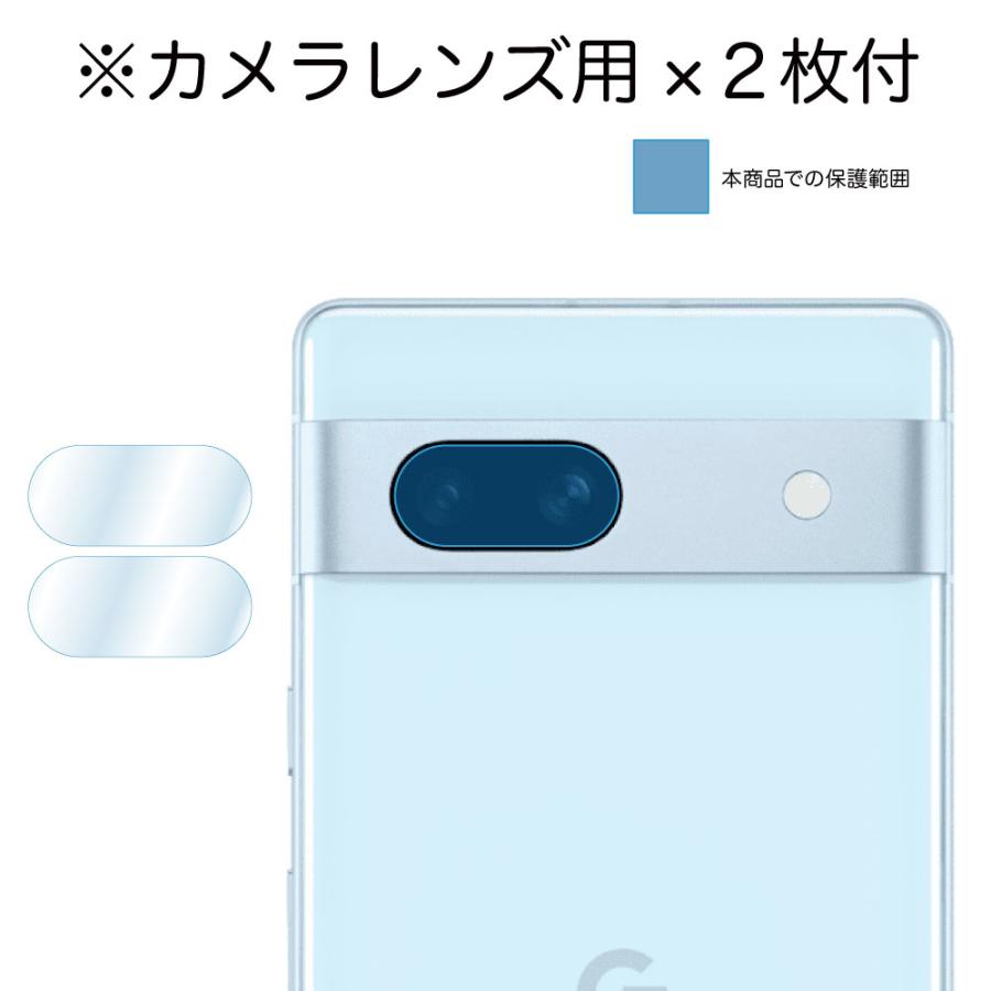 美品♪Google Pixel 7a 青色 本体 ケース保護フィルム 箱付き ASDEC（アスデック） Google Pixel 7a フィルム 指紋認証 AFP保護