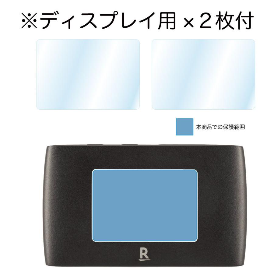 ASDEC Rakuten Mobile Rakuten WiFi Pocket 2B / WiFi Pocket 2C 兼用 (2枚入り)  保護フィルム AFP保護フィルム 指紋防止 キズ防止 防汚 気泡消失 ASH-ZR02M｜mobilefilm｜03