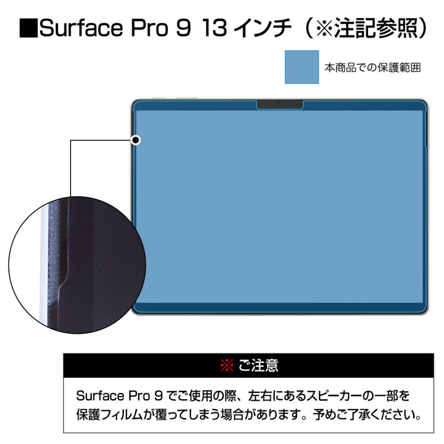 ASDEC アスデック Microsoft Surface Pro 8 保護 フィルム ノングレア保護フィルム3 防指紋 反射防止 気泡消失 NGB-SFPX2｜mobilefilm｜04