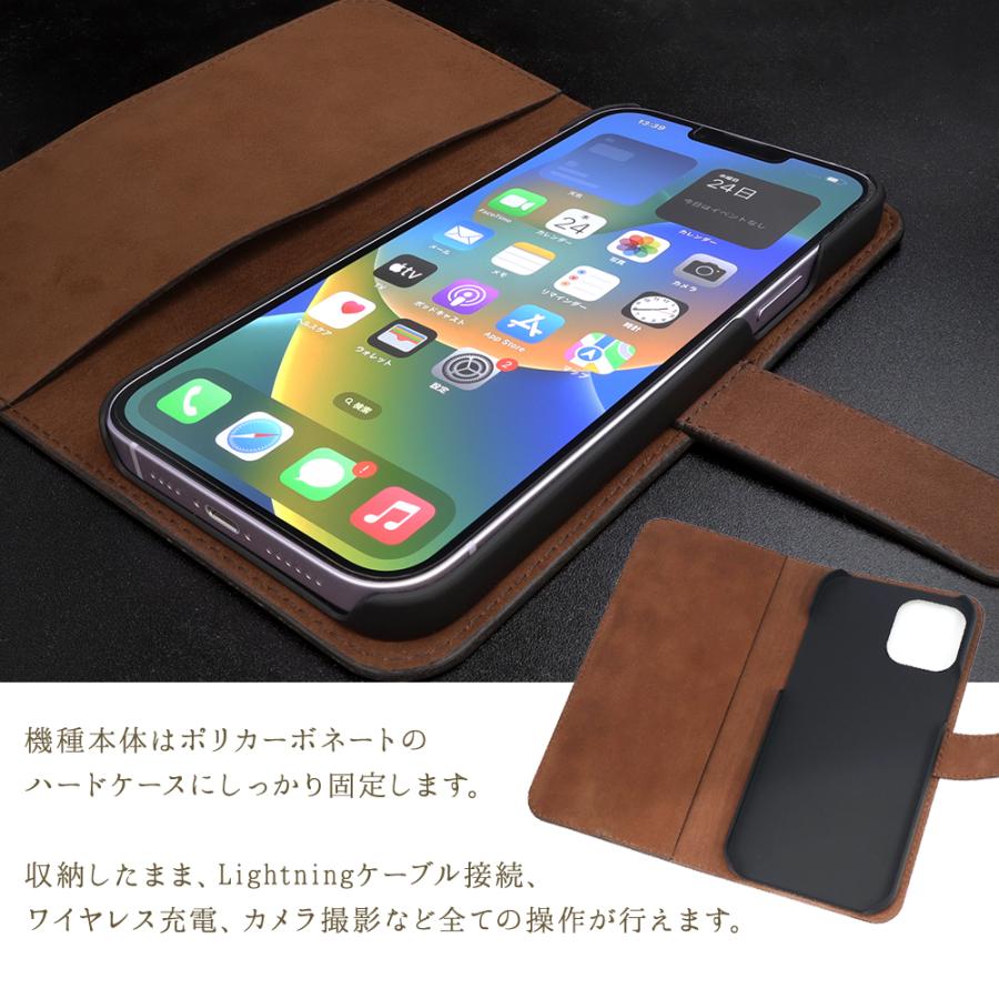 取扱店舗限定アイテム iPhone14 Pro Max ケース 手帳ケース 本革 ...