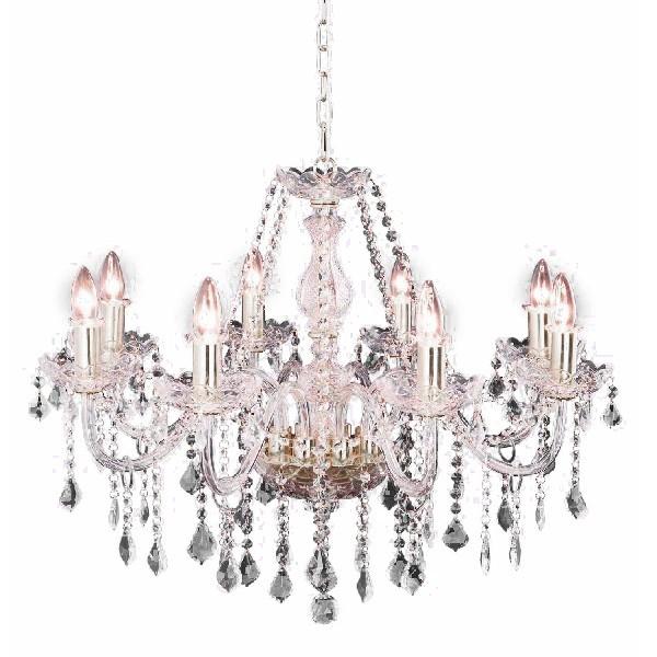 ガラスシャンデリア Glass Chandelier 白熱球 0202-li-og-003-8g-sv