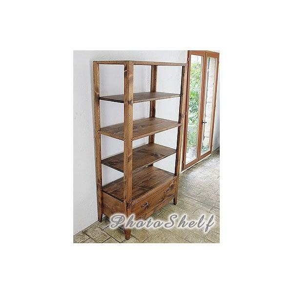 ブランド登録なし - オープンシェルフ RT-115-M Photo Shelf M パイン調度品 本棚、書棚-家具、インテリア