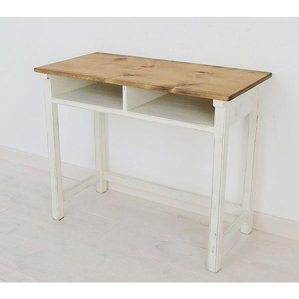 シェルフデスクB Shelf Desk デスクのみ パイン家具 オープンデスク チャイルド 勉強机 ママデスク 0220dkrt113