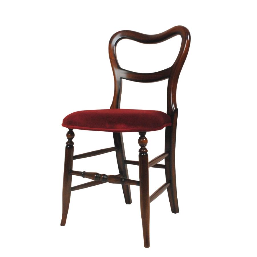 英国アンティークリプロダクト マホガニー バルーンバックチェア 椅子　2/4 バルーンバックチェア 英国アンティークリプロダクトマホガニー レッド
